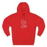 Night Crawler Fleece Hoodie - Unleash Happiness, Pet Parent Gift, Cozy Sweatshirt, Reptile Lover Wardrobe, Comfortable Hooded Sweatshirt