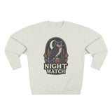 Night Watch Owl Sweatshirt - Unisex Cozy Crewneck, Fall Fashion, Halloween Gift, Nature Lover Apparel, Casual Style