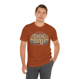 Dog Dad Retro Tee | Unisex Short Sleeve T-Shirt, Gift for Dog Lovers, Pet Dad Shirt, Casual Wear, Birthday Gift