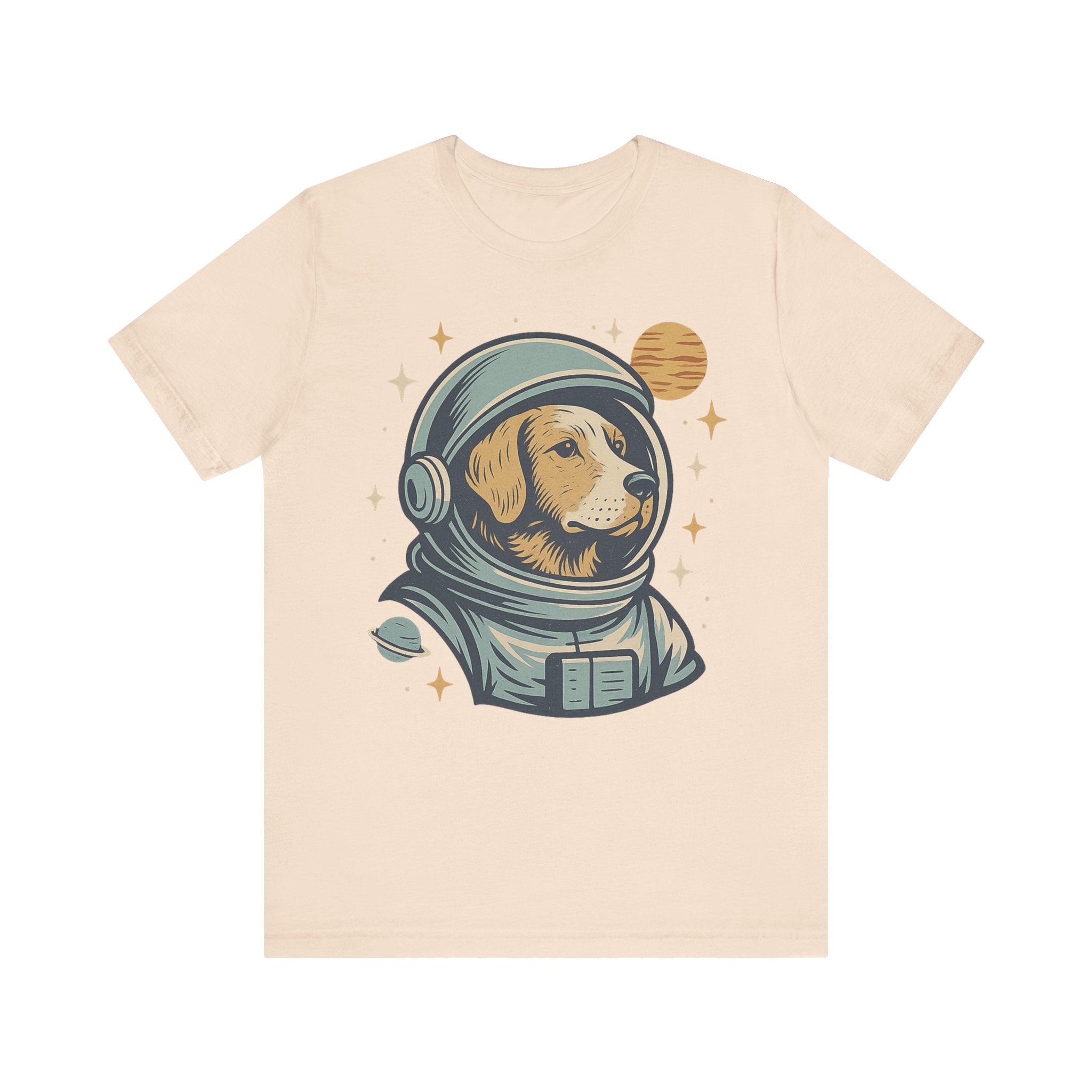 Astronaut Dog Unisex Tee | Cute Pet Lover Shirt, Dog Lover Gift, Space Themed Tee, Fun Casual Wear, Everyday Style