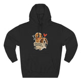 Dog Lover's Fleece Hoodie - Unleash Happiness, Pet Parent Gift, Cozy Dog Sweatshirt, Animal Lover Wardrobe, Comfortable Hooded Sweatshirt