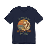 Adventure Dog Road Trip Tee, Unisex Graphic Shirt, Pawsome Travel Shirt, Pet Lover Gift, Outdoor Adventure Apparel