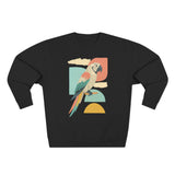 Tropical Parrot Sweatshirt, Cozy Crewneck for Bird Lovers, Casual Wear, Vacation Vibes, Unisex Fashion, Gift for Animal Enthusiasts