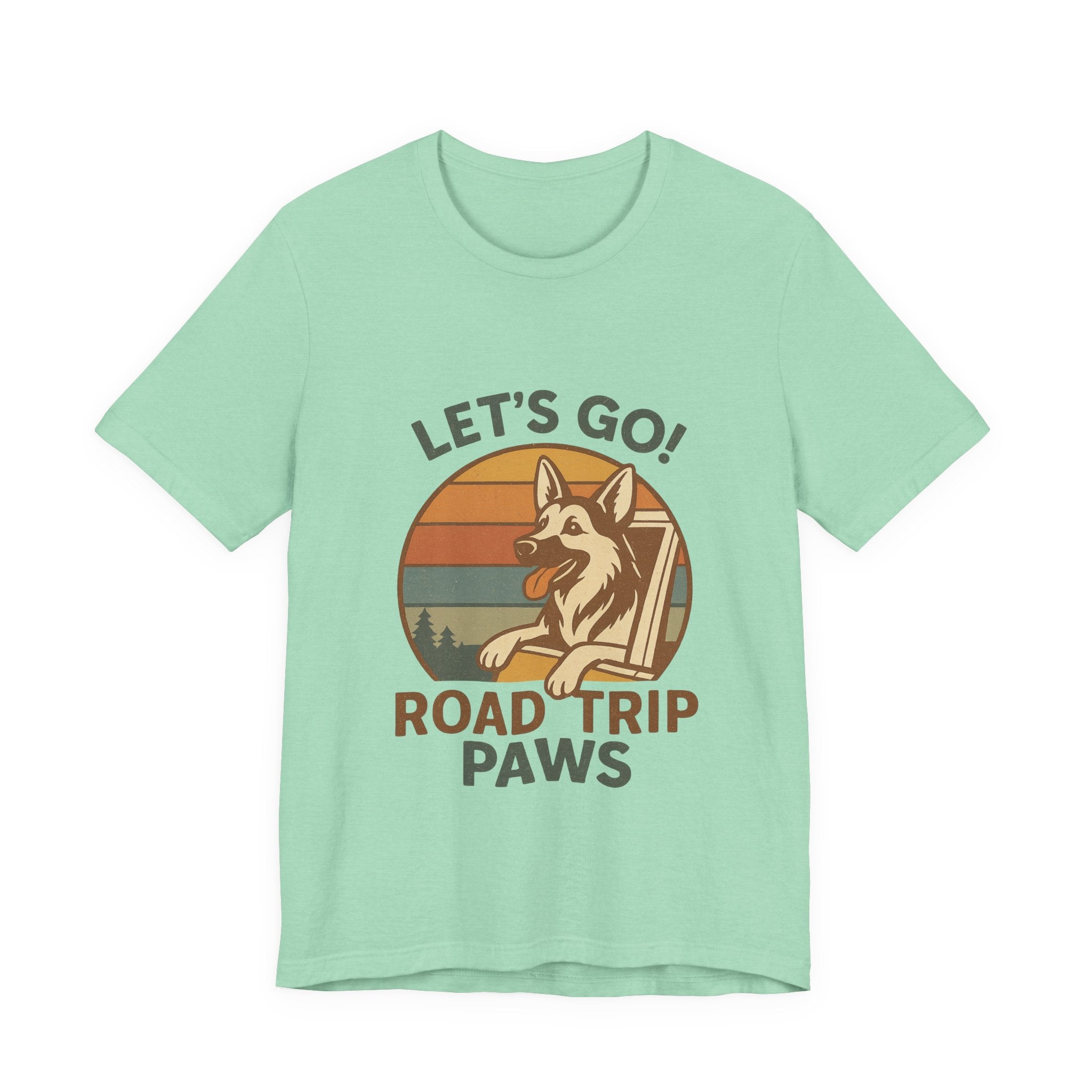Adventure Dog Road Trip Tee, Unisex Graphic Shirt, Pawsome Travel Shirt, Pet Lover Gift, Outdoor Adventure Apparel