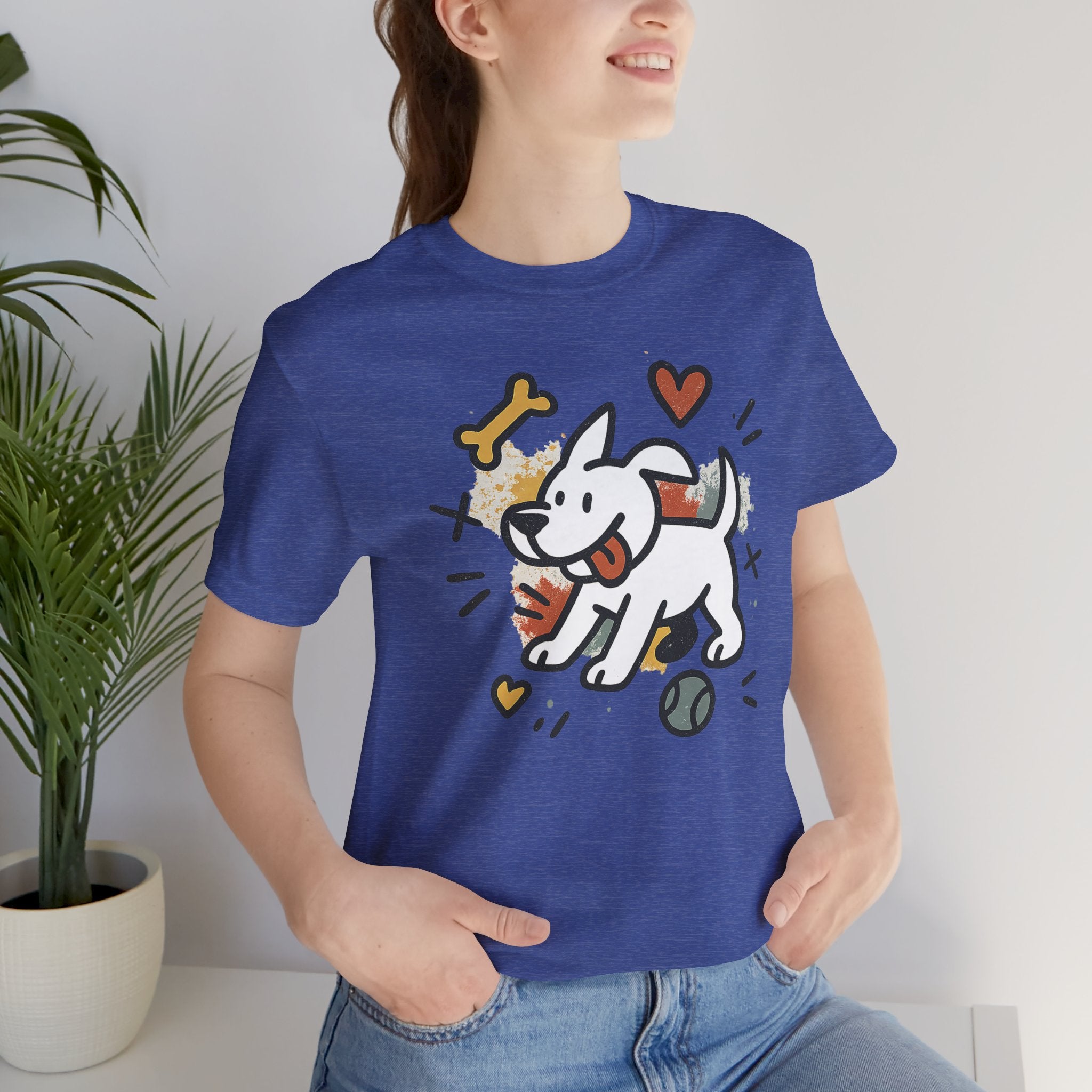 Dog Tee - Playful Unisex Jersey Short Sleeve Tee, dog lover tshirt