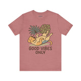 Good Vibes Only Dog Tee, Cozy TShirt, Gift for Pet Owners, Trending Cute Animal Top, Cute Dog Tshirt