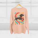 Dachshund Art Crewneck Sweatshirt | Dog Lover Gift, Cozy Sweater, Pet Lover Apparel, Cute Animal Sweatshirt, Birthday Gift