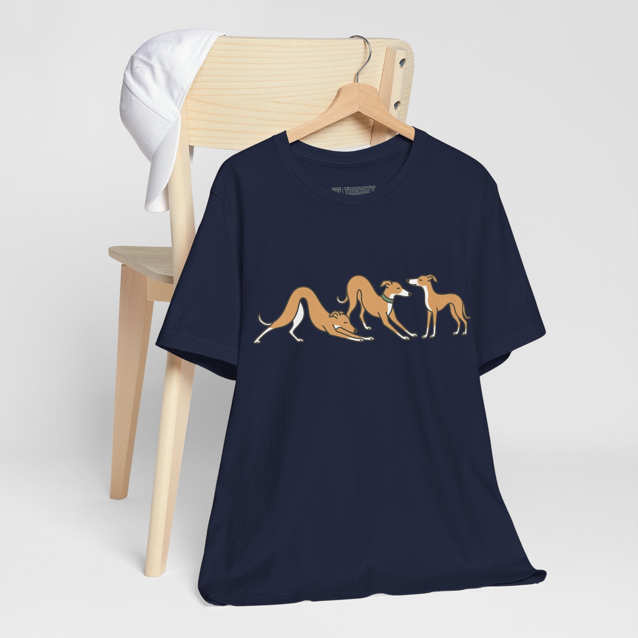 Greyhounds Unisex Jersey Tee - Gone Fishing T-Shirt, Outdoor Enthusiast Gift, Summer Apparel, Casual Wear, Fishing Trip Essentials