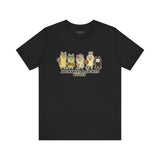 Adorables & Sports Goofs – Cute Animal Sports Cartoon T-Shirt, Fun Playful Graphic Tee