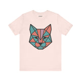 Colorblock Cat Tee, Cozy Cat Lover Shirt, Gift for Pet Owners, Cute Animal Top, Nature Inspired Fashion