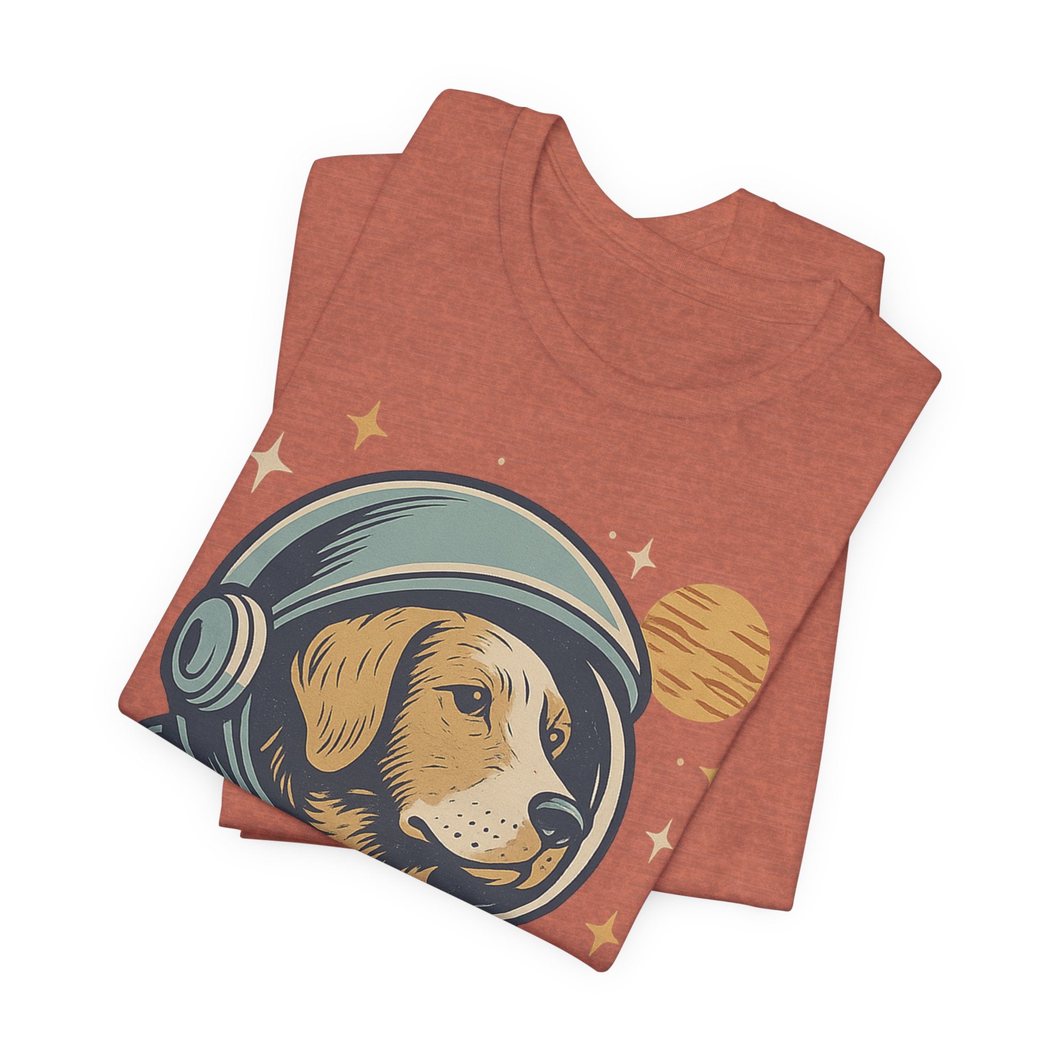Astronaut Dog Unisex Tee | Cute Pet Lover Shirt, Dog Lover Gift, Space Themed Tee, Fun Casual Wear, Everyday Style