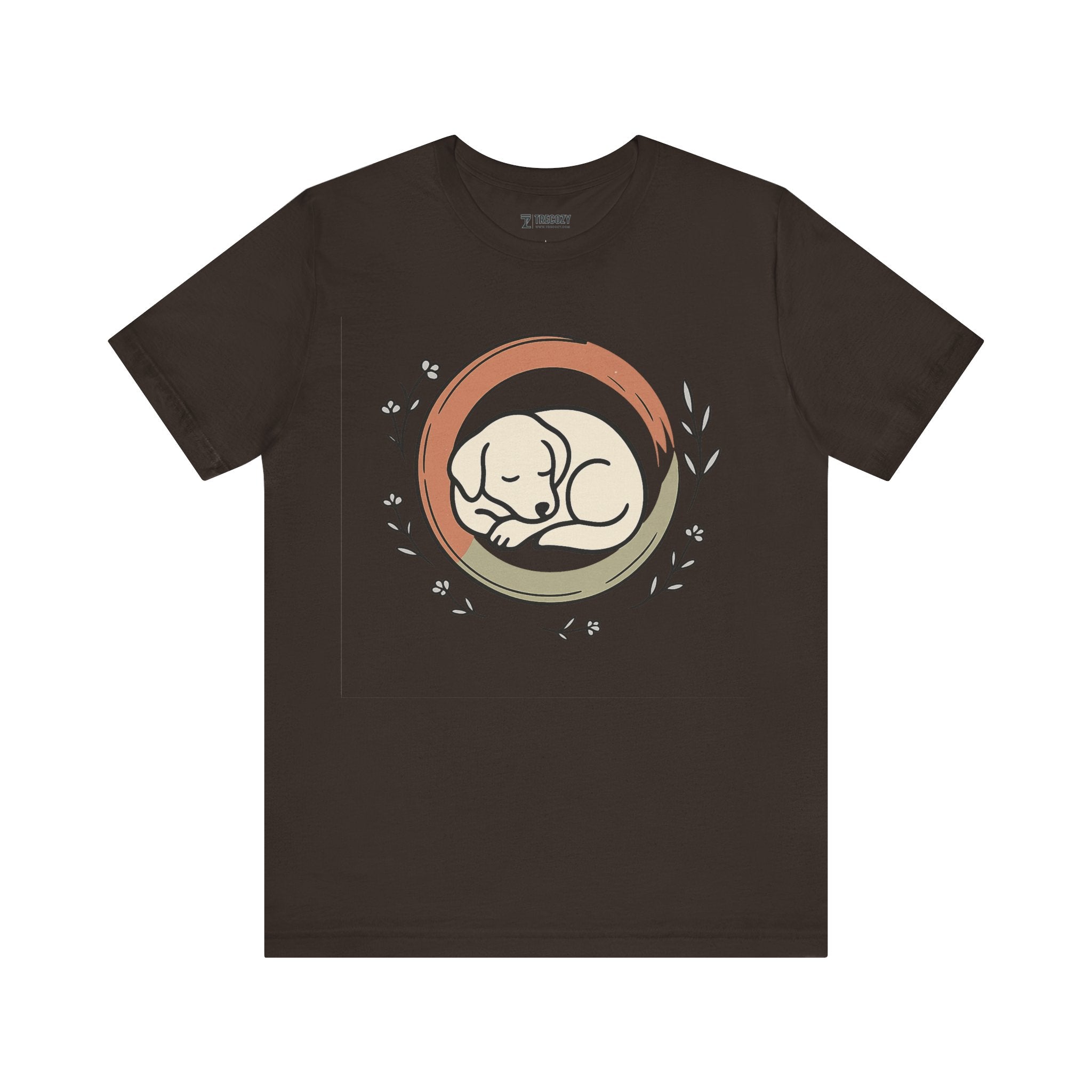 Sleeping Puppy Tee, Cozy TShirt, Gift for Pet Owners, Trending Cute Animal Top, Cute Dog Tshirt