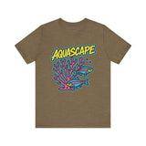 Aquascape Swimming Fish Tee, Cozy TShirt, Gift for Pet Owners, Trending Cute Animal Top, Cute Fish Tshirt