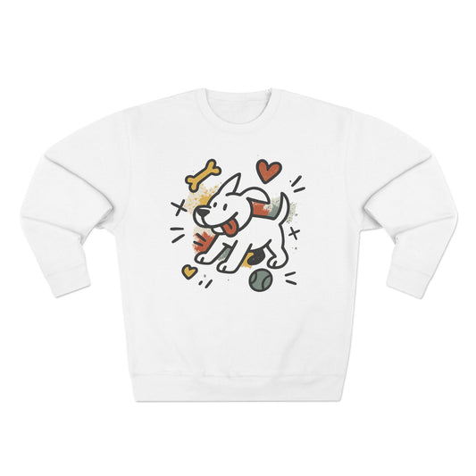 Cute Dog Lover Crewneck Sweatshirt, Cozy Pet Gift, Animal Lover Apparel, Fun Dog Design, Perfect for Dog Owners, Casual Everyday Wear