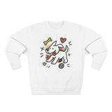 Cute Dog Lover Crewneck Sweatshirt, Cozy Pet Gift, Animal Lover Apparel, Fun Dog Design, Perfect for Dog Owners, Casual Everyday Wear