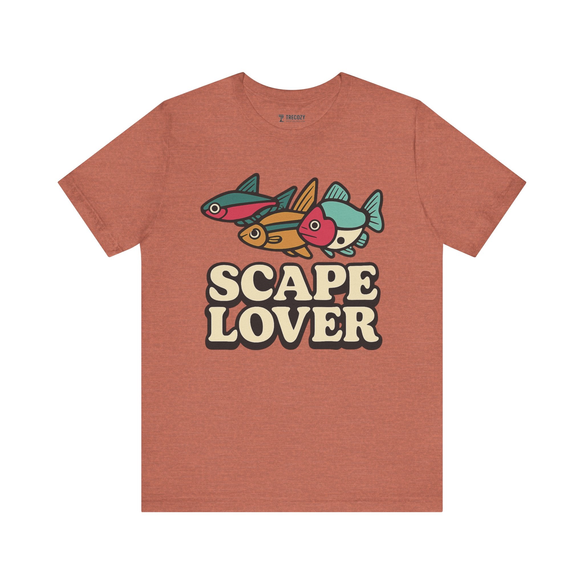 Aquascape Lover Tee, Cozy Shirt, Gift for Pet Owners, Trending Cute Animal Top, Cute Colorful Fish Tshirt