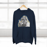 Psychedelic Gorilla Hoodie – Hand-Drawn Banana Graphic, Bold Neon Urban Streetwear, Perfect for Gifts, Lounging, Nature Lovers