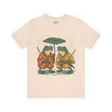 Frog Tee, Ukyo-e Cozy TShirt, Gift, Trending Cute Animal Top, Cute Frog Tshirt