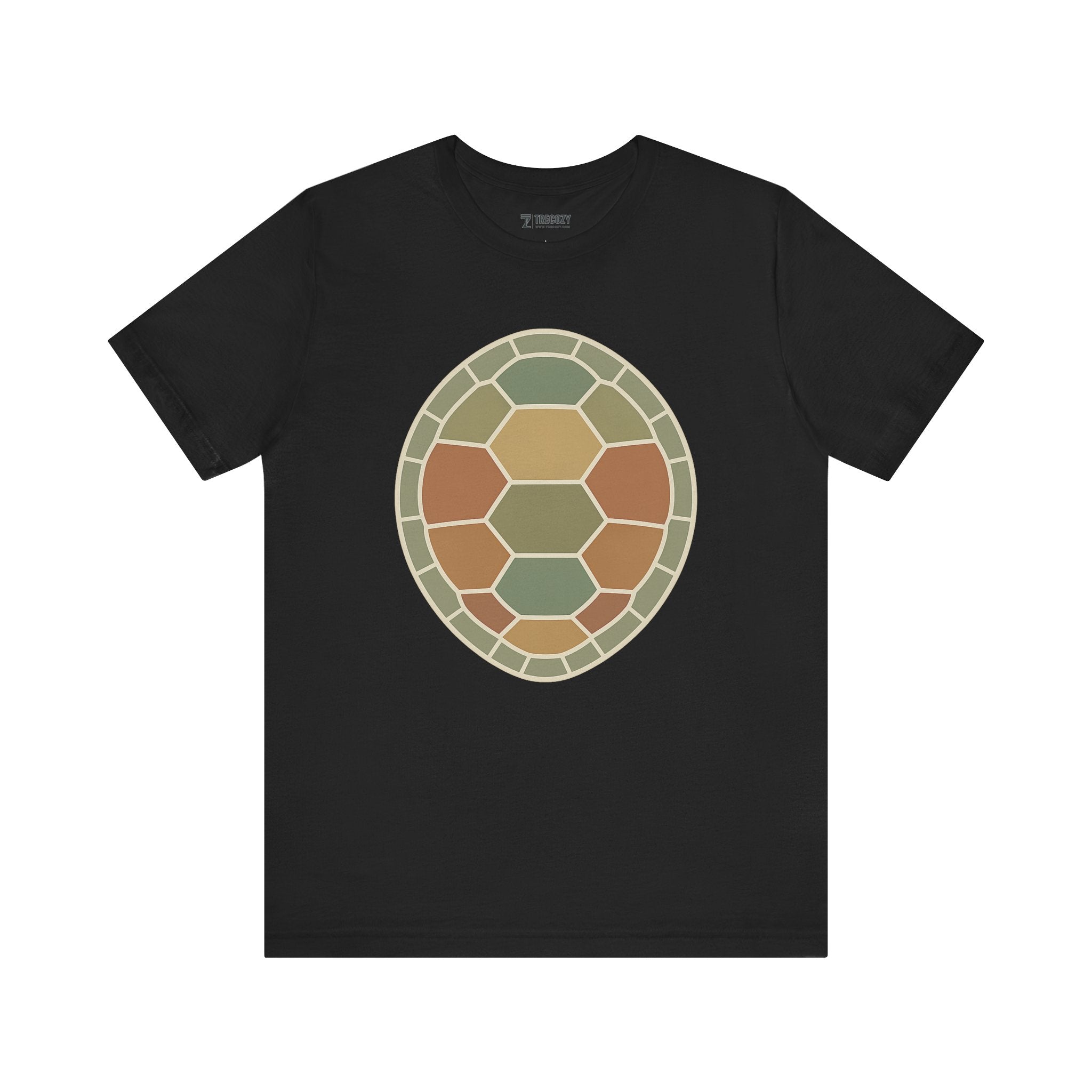 Geometric Turtle Shell Tee, Cozy Shirt, Gift for Pet Owners, Trending Cute Animal Top, Cute Reptile  Tshirt
