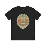Geometric Turtle Shell Tee, Cozy Shirt, Gift for Pet Owners, Trending Cute Animal Top, Cute Reptile  Tshirt