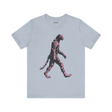 Pink Panthera Walk – Bold Leopard-Inspired T-Shirt, Fierce Urban Jungle Graphic Tee, Bold Animal Print Shirt