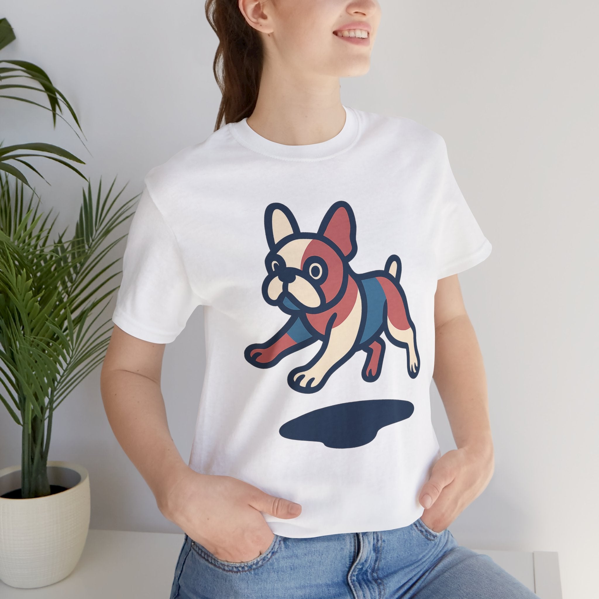 French Bulldog Tee, Cozy Dog TShirt, Gift for Pet Owners, Trending Cute Animal Top, Cute Dog Tshirt