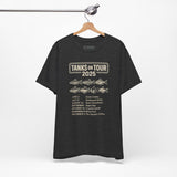 Tanks on Tour Tee, Cozy Shirt, Gift for Pet Owners, Trending Cute Animal Top, Funny Fish Tshirt