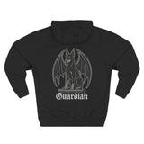 Dobermann Signature Fleece Hoodie with Back Print - Pet Parent Gift, Cozy Dog Hoodies, Animal Lover Wardrobe, Comfortable Hooded Sweatshirt Musthaves