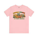 Wombat Strong – Funny Gym Animal T-Shirt, Lift Hard Look Mad Cartoon Graphic Tee