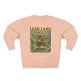 Ukiyo-e Whimsical Frog Adventure Sweatshirt | Leap Land Conquer Unisex Crewneck | Perfect for Nature Lovers, Gift for Friends, Cozy Casual Wear