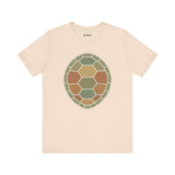 Geometric Turtle Shell Tee, Cozy Shirt, Gift for Pet Owners, Trending Cute Animal Top, Cute Reptile  Tshirt