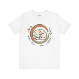 Sleeping Puppy Tee, Cozy TShirt, Gift for Pet Owners, Trending Cute Animal Top, Cute Dog Tshirt