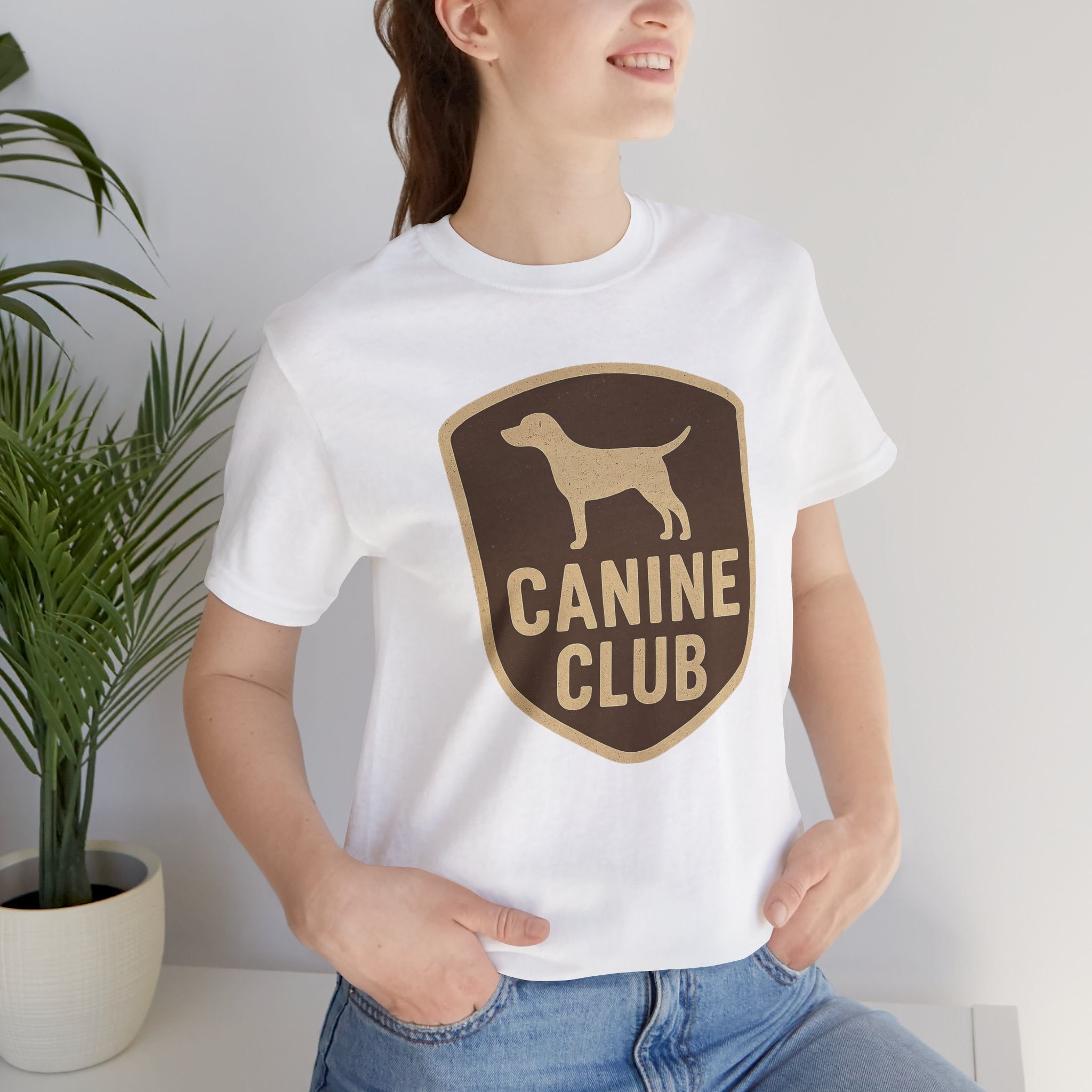 Canine Club Unisex Tee, Dog Lover Shirt, Birthday Gift, Pet Parent Apparel, Casual Wear, Animal Rescue Fundraiser