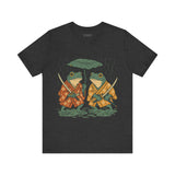 Frog Tee, Ukyo-e Cozy TShirt, Gift, Trending Cute Animal Top, Cute Frog Tshirt