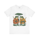 Frog Tee, Ukyo-e Cozy TShirt, Gift, Trending Cute Animal Top, Cute Frog Tshirt