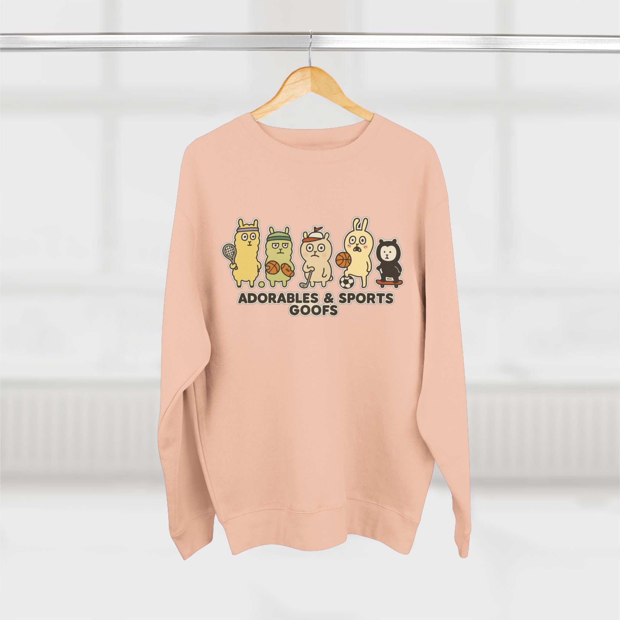 Adorably Fun Unisex Crewneck Sweatshirt - Perfect for Sports Fans, Gifts, and Casual Wear