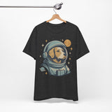 Astronaut Dog Unisex Tee | Cute Pet Lover Shirt, Dog Lover Gift, Space Themed Tee, Fun Casual Wear, Everyday Style