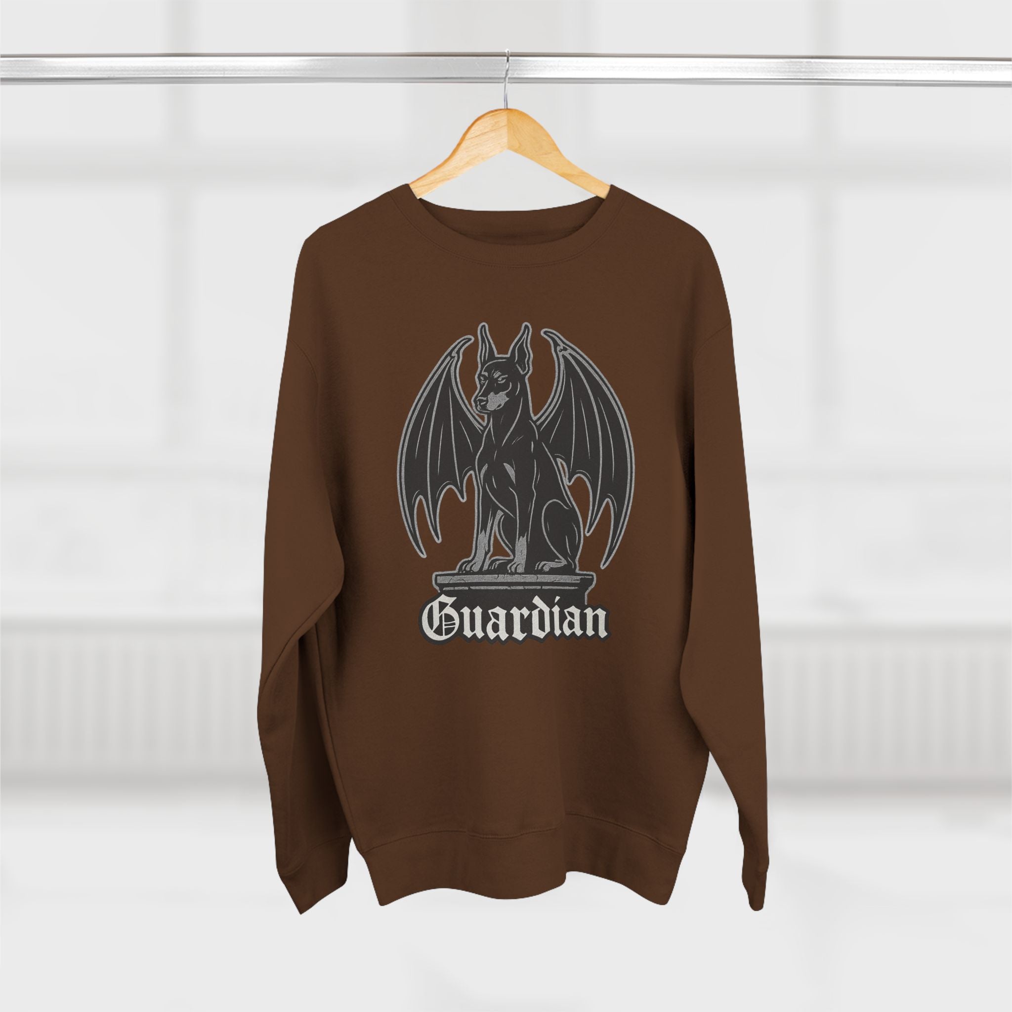 Dobermann Guardian Sweatshirt - Unisex Cozy Crewneck, Fall Fashion, Halloween Gift, Nature Lover Apparel, Casual Style