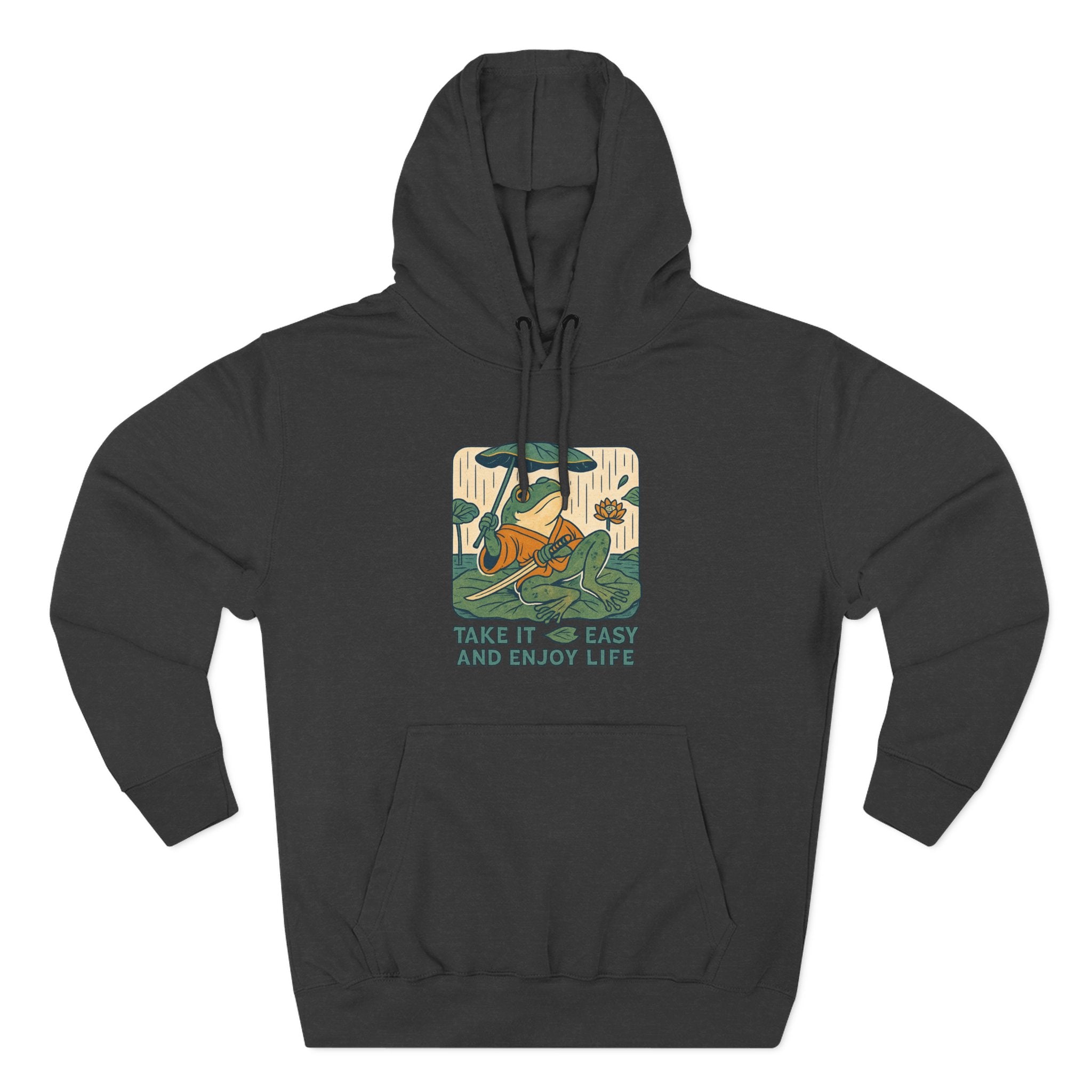 Chill Vibes Fleece Hoodie | Cozy Hoodie for Relaxation, Perfect for Gifts, Lounging, Nature Lovers, Casual Wear