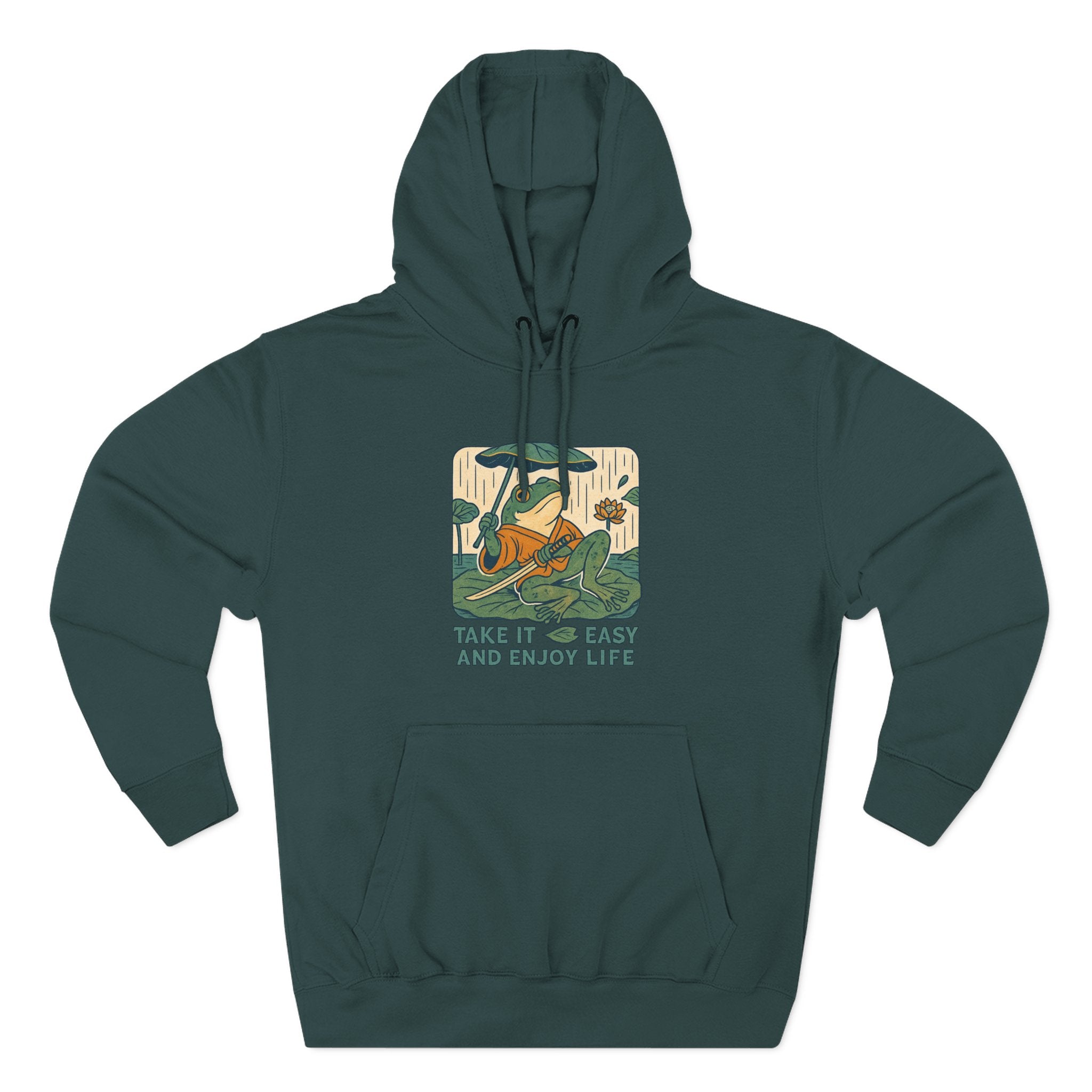 Chill Vibes Fleece Hoodie | Cozy Hoodie for Relaxation, Perfect for Gifts, Lounging, Nature Lovers, Casual Wear