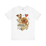 Cute Dog Lover Tee - Unleash Happiness Shirt, Pet Owner Gift, Animal Lover Apparel, Casual Wear, Birthday Gift