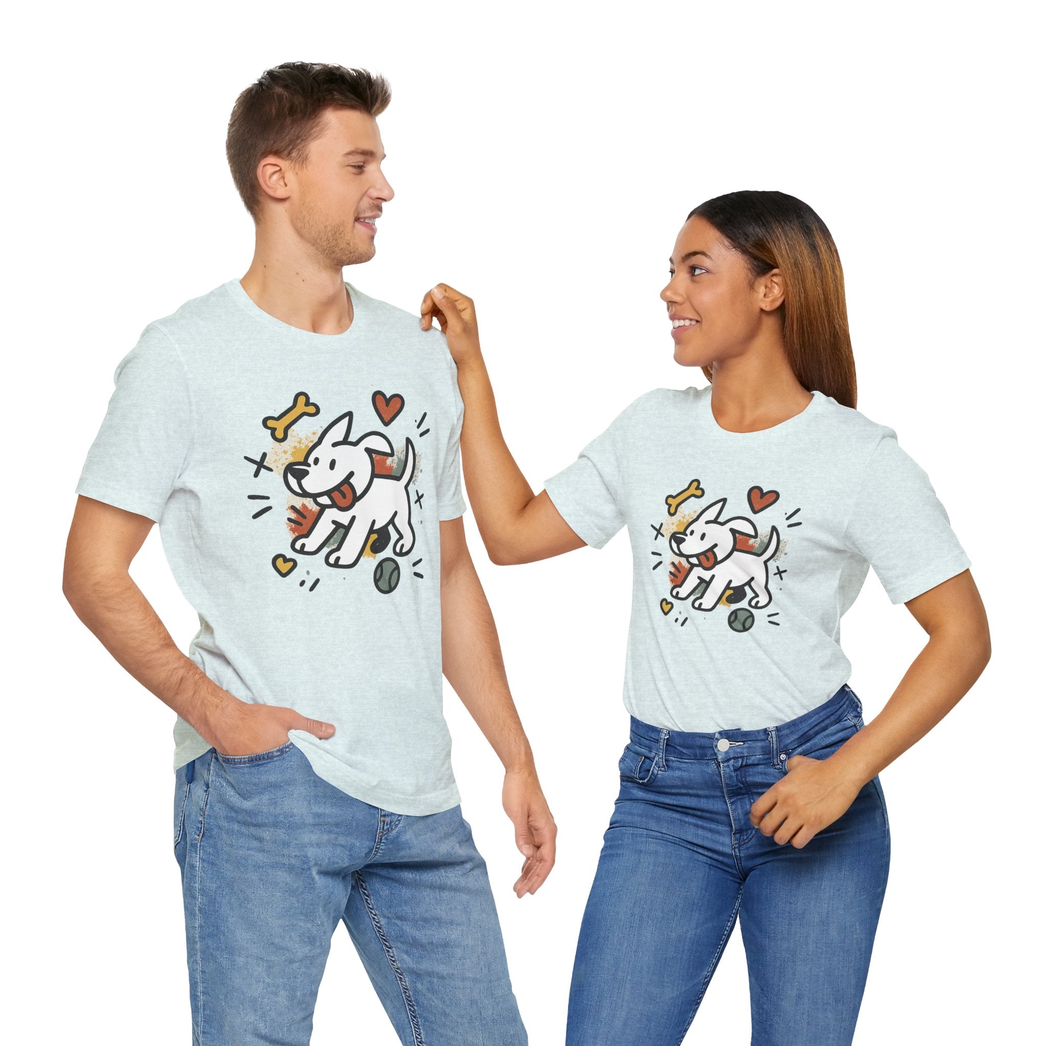 Dog Tee - Playful Unisex Jersey Short Sleeve Tee, dog lover tshirt