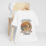 Adventure Dog Road Trip Tee, Unisex Graphic Shirt, Pawsome Travel Shirt, Pet Lover Gift, Outdoor Adventure Apparel