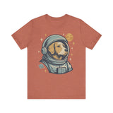 Astronaut Dog Unisex Tee | Cute Pet Lover Shirt, Dog Lover Gift, Space Themed Tee, Fun Casual Wear, Everyday Style