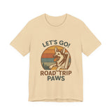 Adventure Dog Road Trip Tee, Unisex Graphic Shirt, Pawsome Travel Shirt, Pet Lover Gift, Outdoor Adventure Apparel