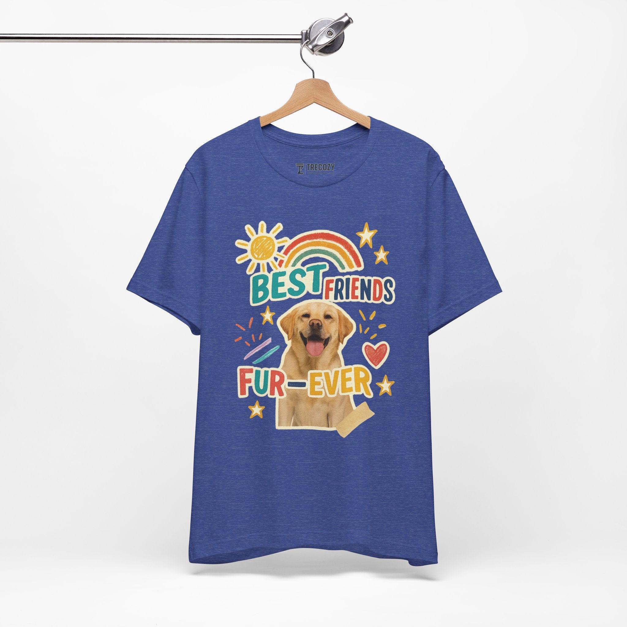 Unisex Best Friends Fur-ever Tee, Fun Pet Lover Shirt, Gift for Dog Owners, Cute Casual Wear, Birthday Present