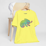 Chameleon Tee, Cozy Shirt, Gift for Pet Owners, Trending Cute Animal Top, Cute Reptile  Tshirt