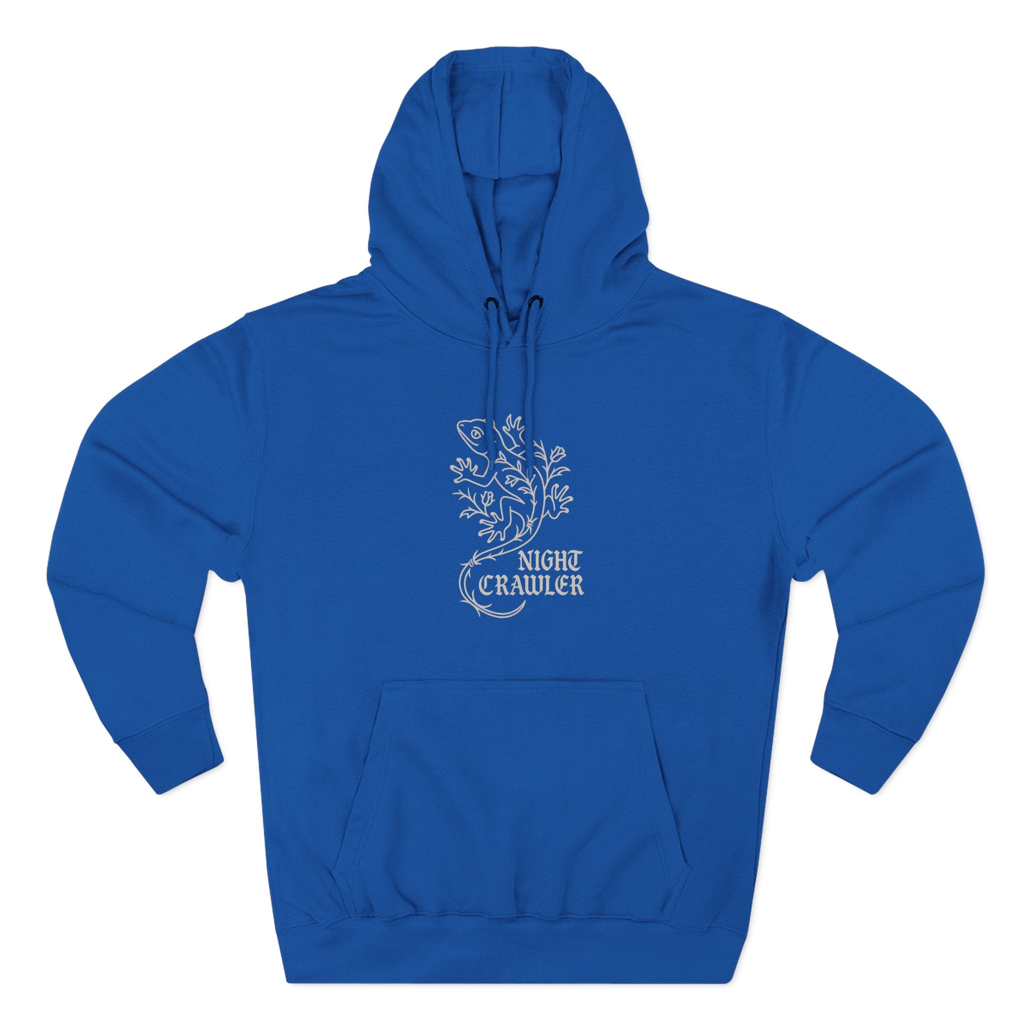 Night Crawler Fleece Hoodie - Unleash Happiness, Pet Parent Gift, Cozy Sweatshirt, Reptile Lover Wardrobe, Comfortable Hooded Sweatshirt