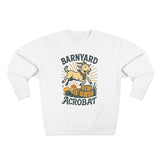 Barn Yard Acrobat GOAT Unisex Crewneck Sweatshirt | Cozy Fall Fashion, Gift for Nature Lovers, Perfect for Outdoors & Running, Seasonal Apparel