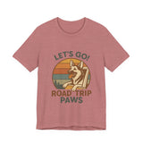Adventure Dog Road Trip Tee, Unisex Graphic Shirt, Pawsome Travel Shirt, Pet Lover Gift, Outdoor Adventure Apparel